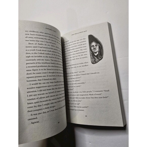 The Swallowed Man A Novel By Edward Carey - Paperback Book - Brand New - Picture 7 of 9
